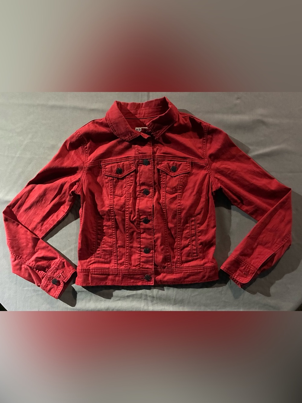 Old Navy Red Women's Denim Jacket